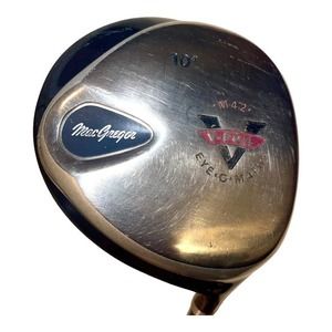 MacGregor V-Foil M42 Eye O Matic 10 Degree Driver Graphite Stiff Shaft Golf Club